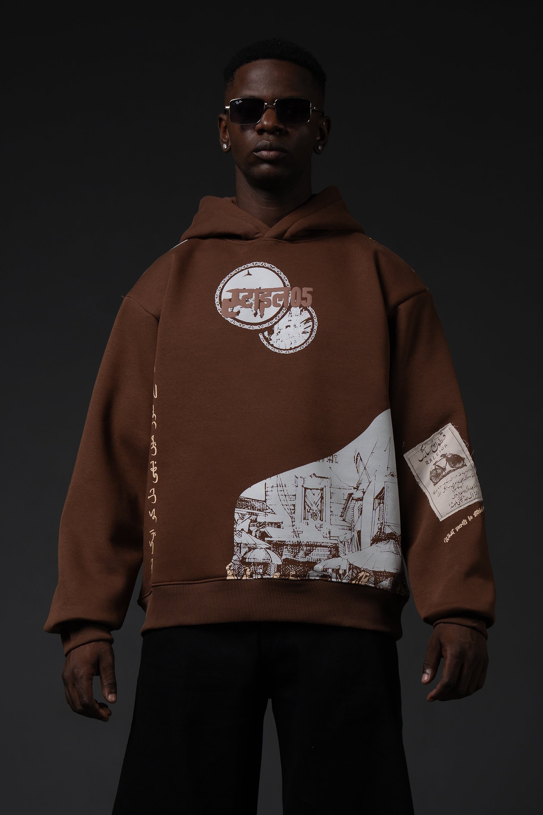Rust & Sapphire Hoodie